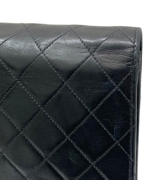 CHANEL（シャネル）CHANEL (シャネル) プッシュロックチェーンショルダーバッグ ブラックの古着・服飾アイテム