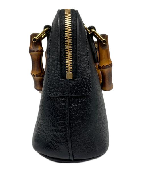 GUCCI（グッチ）GUCCI (グッチ) ダイアナミニショルダーバッグ ブラックの古着・服飾アイテム