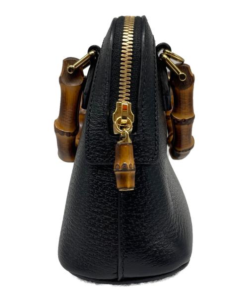 GUCCI（グッチ）GUCCI (グッチ) ダイアナミニショルダーバッグ ブラックの古着・服飾アイテム