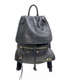 BALENCIAGAバレンシアガ）の古着「CLASSIC TRAVELER BACKPACK クラシック トラベラー バックパック 387285」｜ブラック