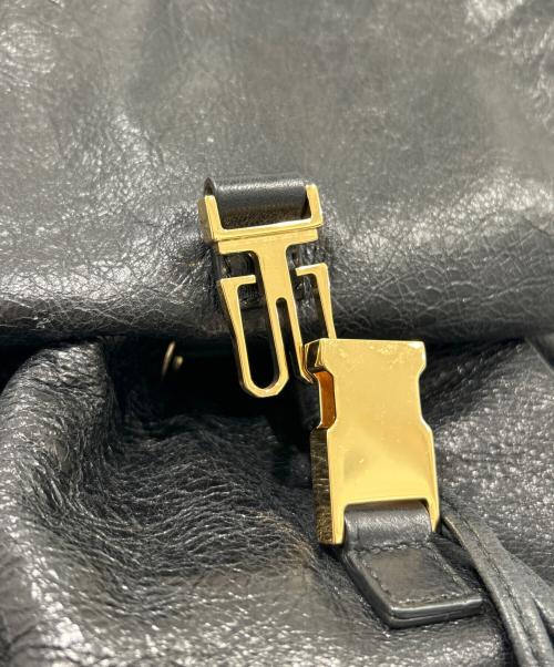 BALENCIAGA（バレンシアガ）BALENCIAGA (バレンシアガ) CLASSIC TRAVELER BACKPACK クラシック トラベラー バックパック 387285 ブラック サイズ:Sの古着・服飾アイテム