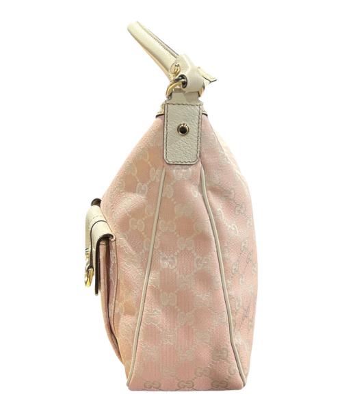 GUCCI（グッチ）GUCCI (グッチ) ワンショルダーバッグ/153025 ピンク×ホワイト サイズ:-の古着・服飾アイテム
