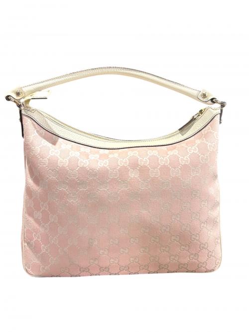 GUCCI（グッチ）GUCCI (グッチ) ワンショルダーバッグ/153025 ピンク×ホワイト サイズ:-の古着・服飾アイテム