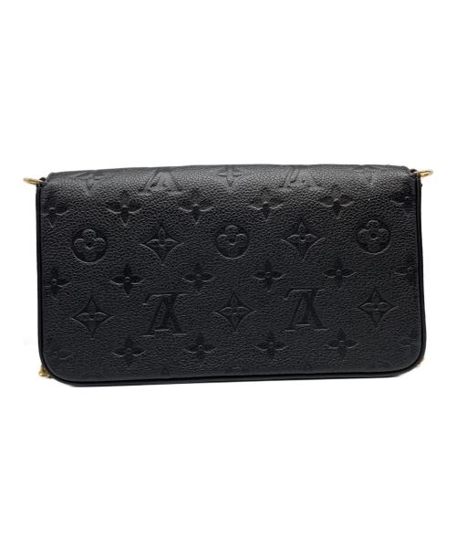 LOUIS VUITTON（ルイ ヴィトン）LOUIS VUITTON (ルイ ヴィトン) ポシェット・フェリシー ブラックの古着・服飾アイテム
