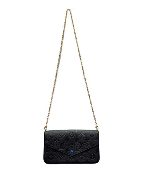 LOUIS VUITTON（ルイ ヴィトン）LOUIS VUITTON (ルイ ヴィトン) ポシェット・フェリシー ブラックの古着・服飾アイテム