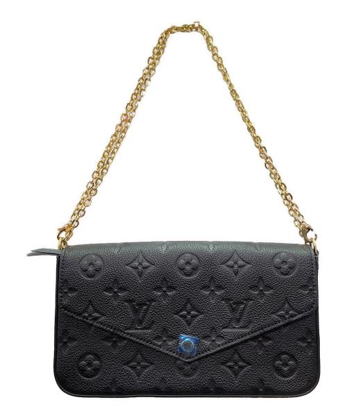 LOUIS VUITTON（ルイ ヴィトン）LOUIS VUITTON (ルイ ヴィトン) ポシェット・フェリシー ブラックの古着・服飾アイテム