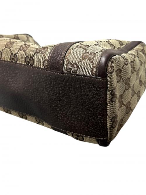 GUCCI（グッチ）GUCCI (グッチ) ワンショルダーバッグ/211519 ブラウン×ゴールド サイズ:-の古着・服飾アイテム