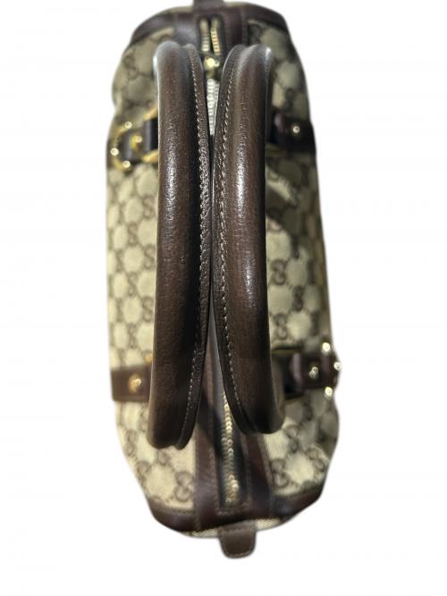 GUCCI（グッチ）GUCCI (グッチ) ワンショルダーバッグ/211519 ブラウン×ゴールド サイズ:-の古着・服飾アイテム