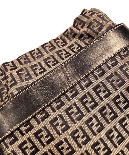 FENDI（フェンディ）FENDI (フェンディ) ズッキーノ ハンドバッグ ネイビーの古着・服飾アイテム