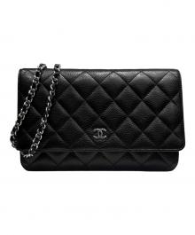 CHANEL（シャネル）の古着「マトラッセチェーンショルダーウォレット」｜ブラック
