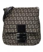 FENDIフェンディ）の古着「ズッキーノ ショルダーバッグ」｜ブラウン