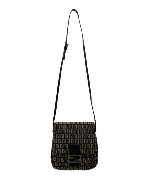 FENDI（フェンディ）FENDI (フェンディ) ズッキーノ ショルダーバッグ ブラウンの古着・服飾アイテム