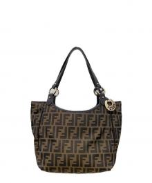 FENDI（フェンディ）の古着「ズッカ柄トートバッグ」｜ブラウン