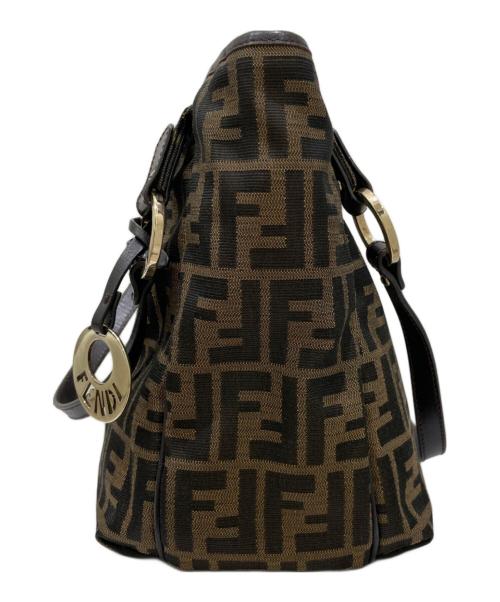 FENDI（フェンディ）FENDI (フェンディ) ズッカ柄トートバッグ ブラウンの古着・服飾アイテム