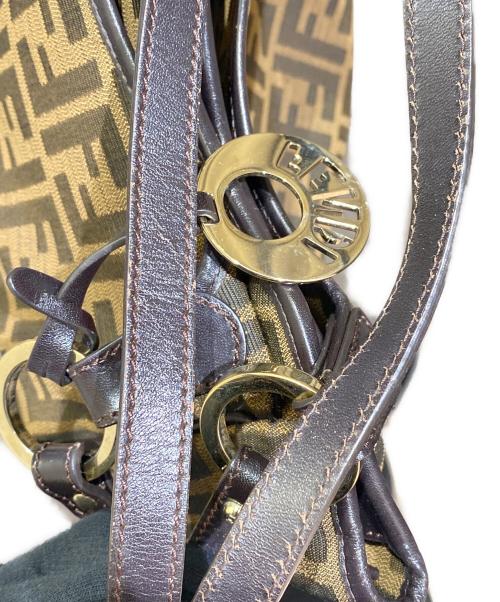 FENDI（フェンディ）FENDI (フェンディ) ズッカ柄トートバッグ ブラウンの古着・服飾アイテム