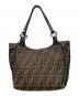 FENDI (フェンディ) ズッカ柄トートバッグ ブラウン：100000円