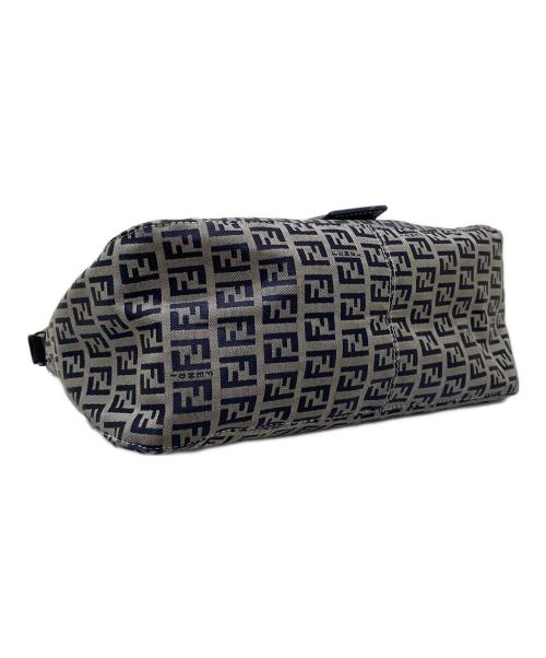 FENDI（フェンディ）FENDI (フェンディ) ワンショルダーバッグ/ズッキーノハンドバッグ ネイビーの古着・服飾アイテム