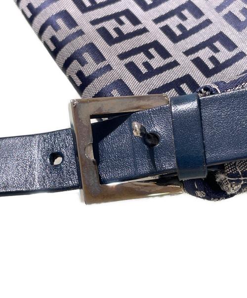 FENDI（フェンディ）FENDI (フェンディ) ワンショルダーバッグ/ズッキーノハンドバッグ ネイビーの古着・服飾アイテム