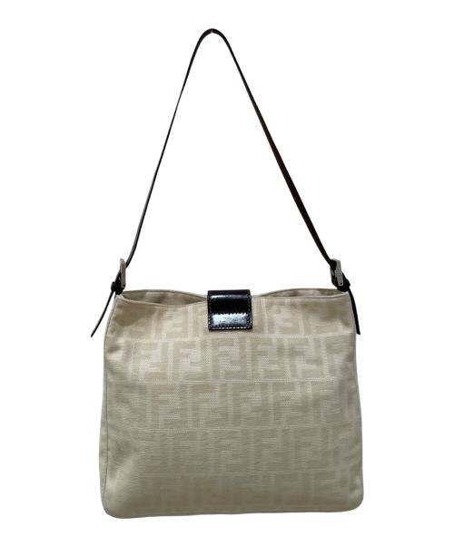 FENDI（フェンディ）FENDI (フェンディ) ズッカ柄 セミショルダーバッグ ベージュの古着・服飾アイテム