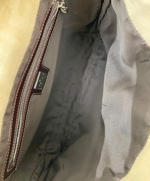 FENDI（フェンディ）FENDI (フェンディ) ズッカ柄 セミショルダーバッグ ベージュの古着・服飾アイテム
