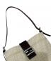 中古・古着 FENDI (フェンディ) ズッカ柄 セミショルダーバッグ ベージュ：75000円