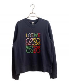 中古・古着通販】LOEWE (ロエベ) アナグラムロゴスウェット ブラック
