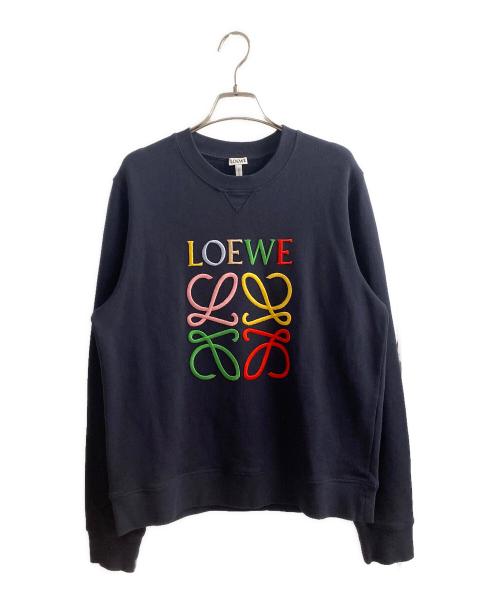 LOEWE（ロエベ）LOEWE (ロエベ) アナグラムスウェット ネイビー サイズ:Mの古着・服飾アイテム