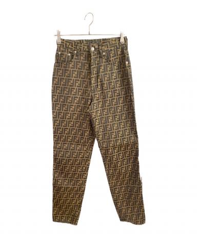 中古・古着通販】FENDI (フェンディ) ズッカ柄ジャガード パンツ