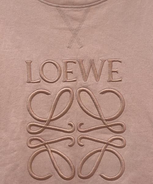 LOEWE（ロエベ）LOEWE (ロエベ) アナグラムスウェット ピンク サイズ:Mの古着・服飾アイテム