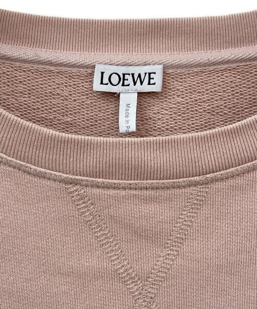 LOEWE（ロエベ）LOEWE (ロエベ) アナグラムスウェット ピンク サイズ:Mの古着・服飾アイテム
