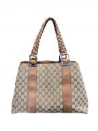 GUCCIグッチ）の古着「ハンドバッグ/232947」｜ベージュ×ブラウン