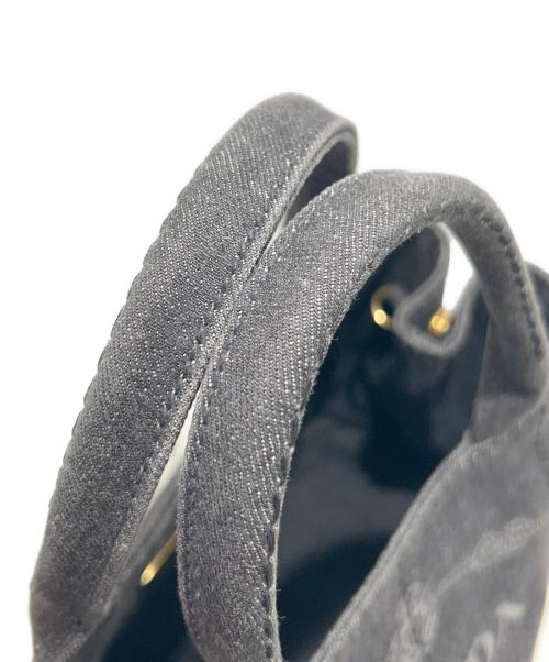 PRADA（プラダ）PRADA (プラダ) カナパミニ 2WAYバッグ 1BG439 デニムグレー サイズ:ミニの古着・服飾アイテム