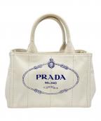 PRADAプラダ）の古着「カナパ/ショルダーバッグ」｜アイボリー