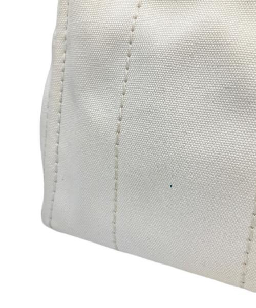 PRADA（プラダ）PRADA (プラダ) カナパ/ショルダーバッグ アイボリーの古着・服飾アイテム