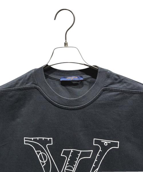 LOUIS VUITTON（ルイ ヴィトン）LOUIS VUITTON (ルイ ヴィトン) NBAロゴプリントTシャツ ブラック サイズ:Mの古着・服飾アイテム