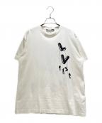 LOUIS VUITTONルイ ヴィトン）の古着「Virgil Abloh FLOWTING PRINT TEE/フロウティング プリント Tシャツ/RM211 NPG HKY86W」｜ホワイト