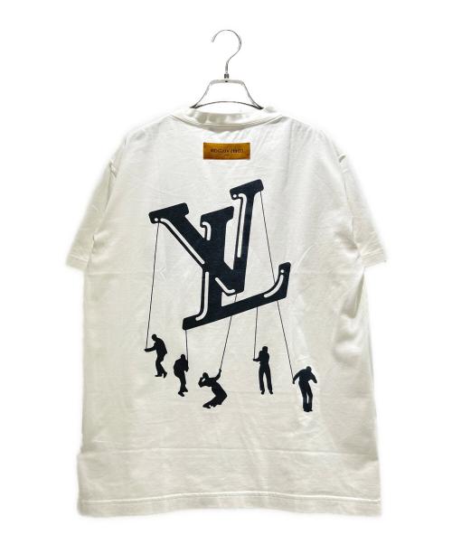 LOUIS VUITTON（ルイ ヴィトン）LOUIS VUITTON (ルイ ヴィトン) Virgil Abloh FLOWTING PRINT TEE/フロウティング プリント Tシャツ/RM211 NPG HKY86W ホワイト サイズ:Lの古着・服飾アイテム