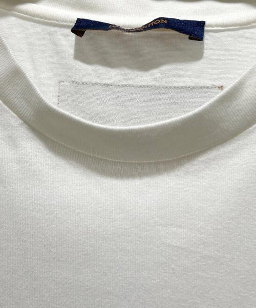 LOUIS VUITTON（ルイ ヴィトン）LOUIS VUITTON (ルイ ヴィトン) Virgil Abloh FLOWTING PRINT TEE/フロウティング プリント Tシャツ/RM211 NPG HKY86W ホワイト サイズ:Lの古着・服飾アイテム