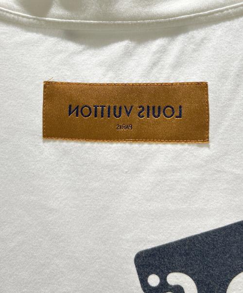 LOUIS VUITTON（ルイ ヴィトン）LOUIS VUITTON (ルイ ヴィトン) Virgil Abloh FLOWTING PRINT TEE/フロウティング プリント Tシャツ/RM211 NPG HKY86W ホワイト サイズ:Lの古着・服飾アイテム