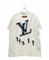 LOUIS VUITTON (ルイ ヴィトン) Virgil Abloh FLOWTING PRINT TEE/フロウティング プリント Tシャツ/RM211 NPG HKY86W ホワイト サイズ:L：80000円