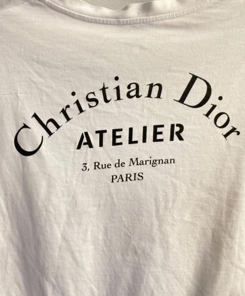 DIOR HOMME（ディオール オム）DIOR HOMME (ディオール オム) アトリエロゴTシャツ ホワイト サイズ:XSの古着・服飾アイテム