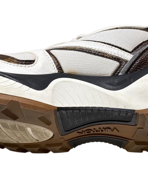 LOUIS VUITTON（ルイ ヴィトン）LOUIS VUITTON (ルイ ヴィトン) LVトレイルラインスニーカー ブラウン×ホワイト サイズ:6の古着・服飾アイテム