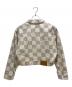LOUIS VUITTON (ルイ ヴィトン) ダミエ アズール デニム トラッカージャケット/Damier Azur Denim Trucker Jacket ベージュ サイズ:38：350000円