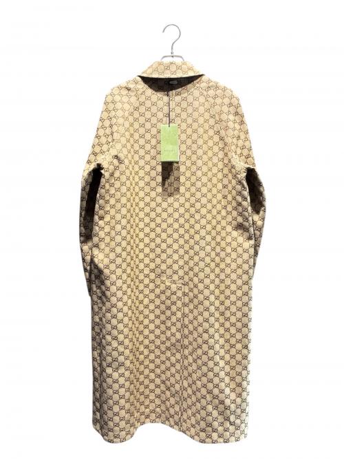 GUCCI（グッチ）GUCCI (グッチ) GGリバーシブルコート ベージュ サイズ:38の古着・服飾アイテム