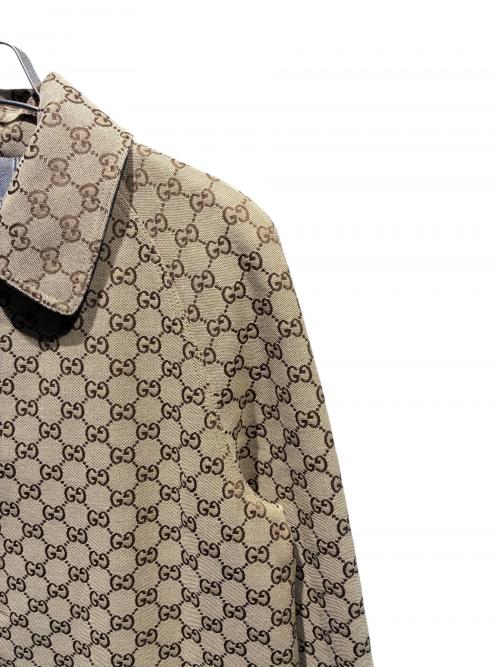 GUCCI（グッチ）GUCCI (グッチ) GGリバーシブルコート ベージュ サイズ:38の古着・服飾アイテム