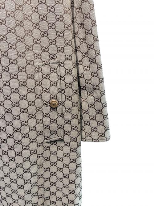 GUCCI（グッチ）GUCCI (グッチ) GGリバーシブルコート ベージュ サイズ:38の古着・服飾アイテム