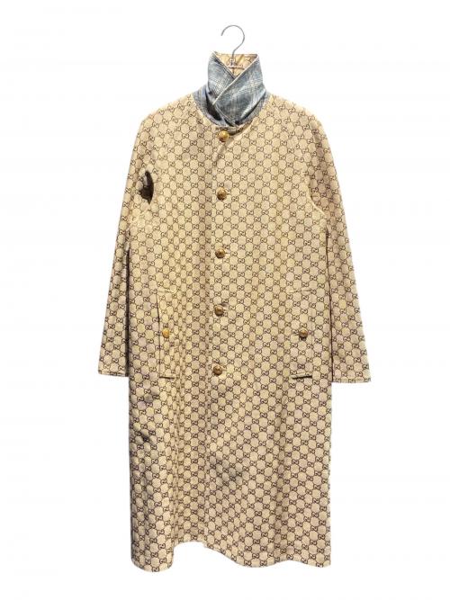 GUCCI（グッチ）GUCCI (グッチ) GGリバーシブルコート ベージュ サイズ:38の古着・服飾アイテム