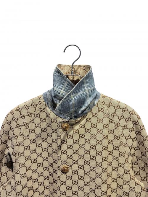 GUCCI（グッチ）GUCCI (グッチ) GGリバーシブルコート ベージュ サイズ:38の古着・服飾アイテム