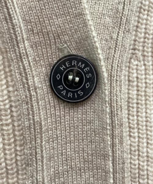 HERMES（エルメス）HERMES (エルメス) カシミヤニットベスト ベージュ サイズ:34の古着・服飾アイテム