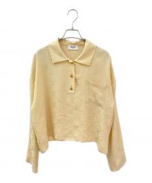 CELINE（セリーヌ）の古着「トリオンフPOブラウス」｜ベージュ